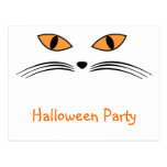Black Cat Invitation Post Card