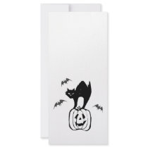 Black Cat Jack-o Bats rack cards