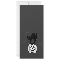 Black Cat Jack-o Bats rack cards