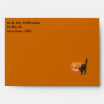 Black Cat & Jack O'lantern Envelope