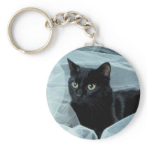 Black Cat Keychain