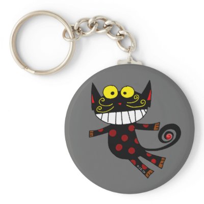 Black cat keychains