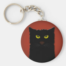 Black Cat Keychain