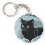 Black Cat Keychain