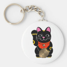 Black Cat Keychain