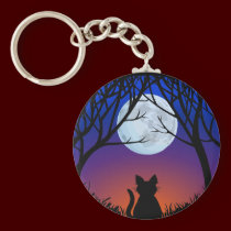 Black Cat Keychain Black Cat Gifts Pet Keychains keychains