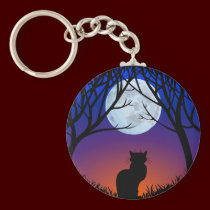 Black Cat Keychain Cat Gifts Pet Cat Keychains keychains