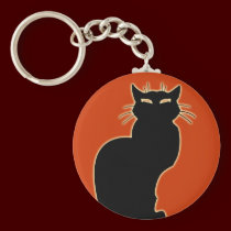 Black Cat Keychain Cat Gifts Pet Cat Keychains keychains
