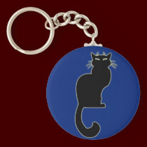 Black Cat Keychain Cat Gifts Pet Cat Keychains keychains