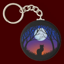Black Cat Keychain Cat Gifts Pet Cat Keychains keychains