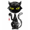 Black Cat Kills shirt