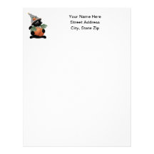 Black Cat Letterhead Template