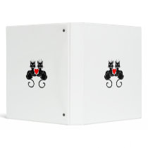 Black Cat Love Binders