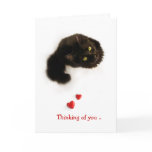 Black Cat love card