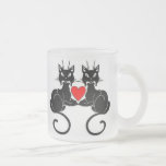 Black Cat Love Coffee Mug