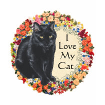 Black Cat Love t-shirts