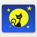 Black Cat & Moon mousepad