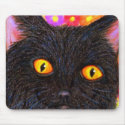 Black Cat Mousepad