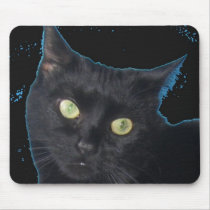 Black Cat Mousepad