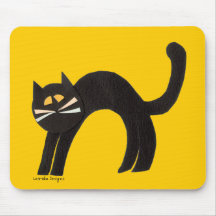 Black Cat Mousepad