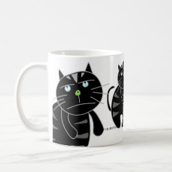 Black Cat Mug mug