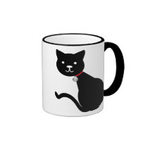 Black Cat Mug mugs