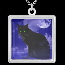 black cat Necklace necklaces