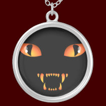 Black Cat Necklace Halloween Cat Jewelry necklaces