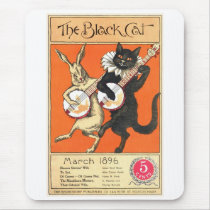 Black Cat No. 2 Mousepad mousepads