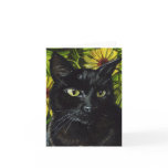 Black Cat Note Card