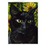 Black Cat Note Card