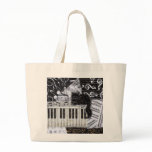 Black Cat on a Keyboard bags