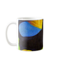 Black Cat Painting Butterflies Art - Multi Mugs
