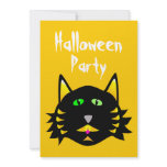 Black Cat Party Invitations Black Cat Party Invitations