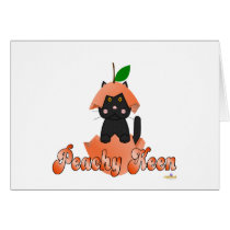 Black Cat Peach Peachy Keen cards