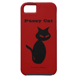 Black Cat Personal iPhone 5 Case