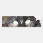 Black Cat Pop Art Bumper Stickers