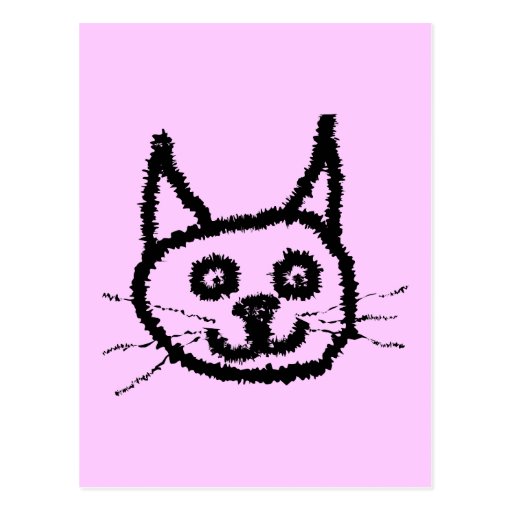 Black Cat Post Card