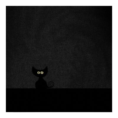 BLACK CAT POSTER by vladstudio