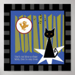 Black Cat Poster posters