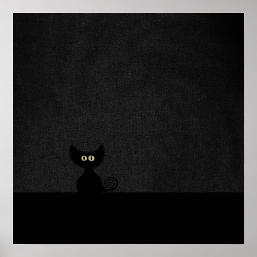 BLACK CAT print