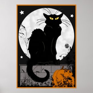 'Black Cat' Poster print