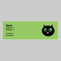 Black Cat Profile Cards business cards