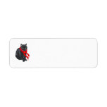 Black Cat Return Address Labels