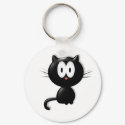Black Cat Scardy Cat Halloween Gift keychains