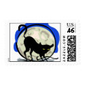 Black Cat Stamps stamp