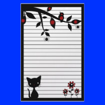 Black Cat Stationery
