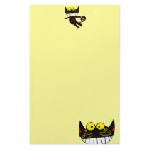 Black cat stationery