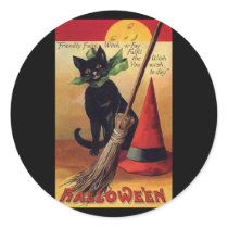 Black Cat stickers by Tchotchke Black Cat stickers
