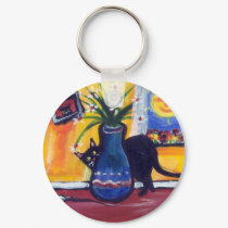 Black cat sun keychains by zadajeanne Black cat sun keychains